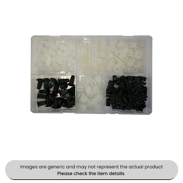 Locking Expanding & Insert Nuts Imperial For Rivets Assorted Box 180pcs