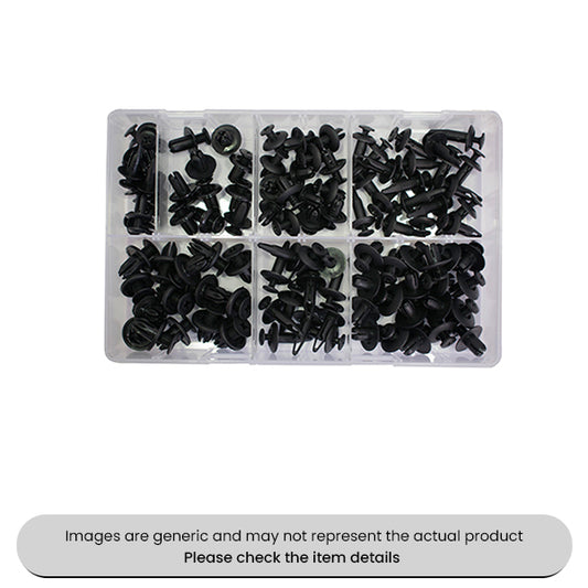 Screw Type Push Rivet Push In Screw Out Assorted Box 102pcs