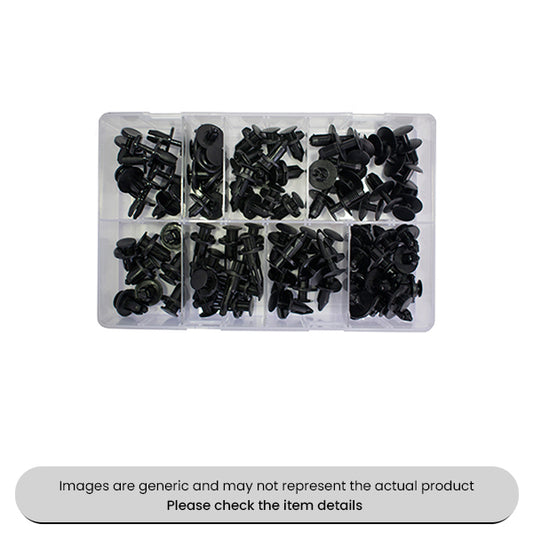 Push Type Retainers & Push Rivets Clips Assorted Box 88pcs