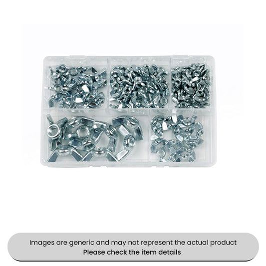 Wing Nuts Metric M5-M12 Assorted Box 125pcs