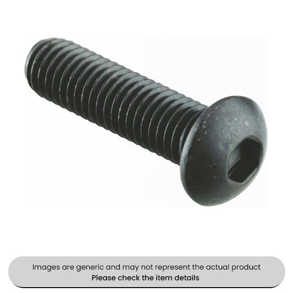 Chemical Black Plated Socket Button Screws Metric Sizes Assorted Box 250pcs