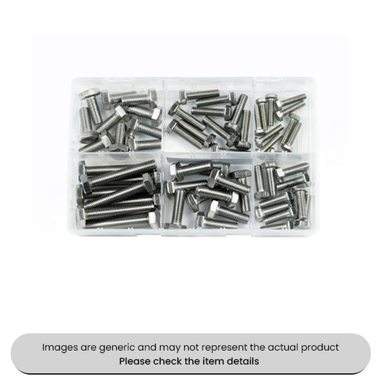 Stainless Steel HT & Fasteners Setscrews Metric Sizes Assorted Box 60pcs