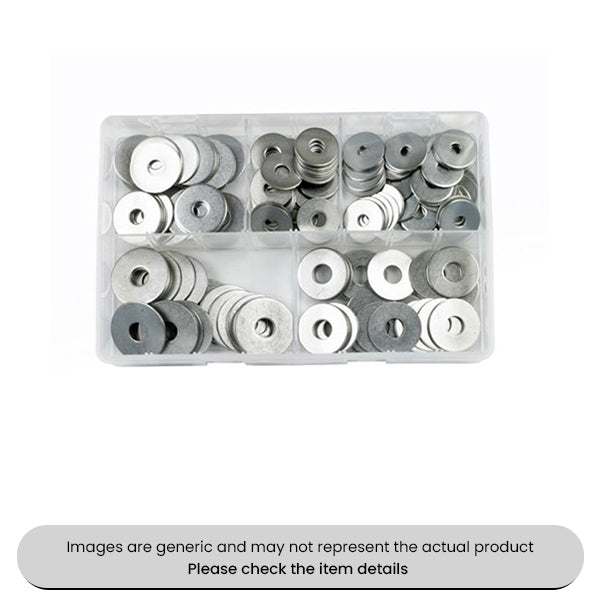 Stainless Steel Repair O-Rings Washers Metric Sizes Assorted Box 155pcs
