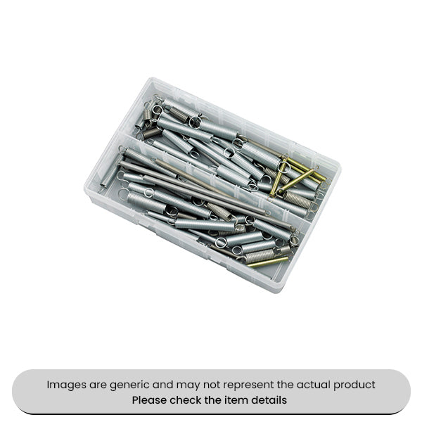 Zinc Plated Springs Expansion Various Sizes Assorted Box 70pcs