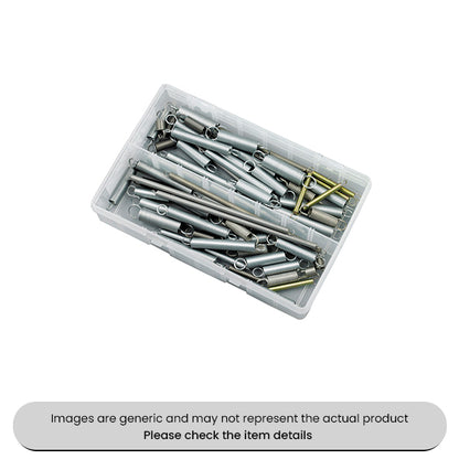 Zinc Plated Springs Expansion Various Sizes Assorted Box 70pcs
