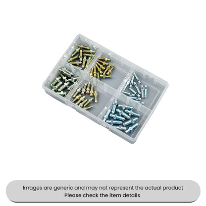 Brake Bleed Screws Tube Fittings Assorted Box 60pcs