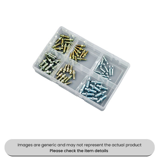 Brake Bleed Screws Tube Fittings Assorted Box 60pcs