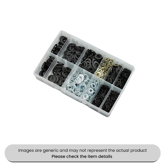 Shake Proof Lock O-Rings Washers Both Internal & External Assorted Box 1000pcs