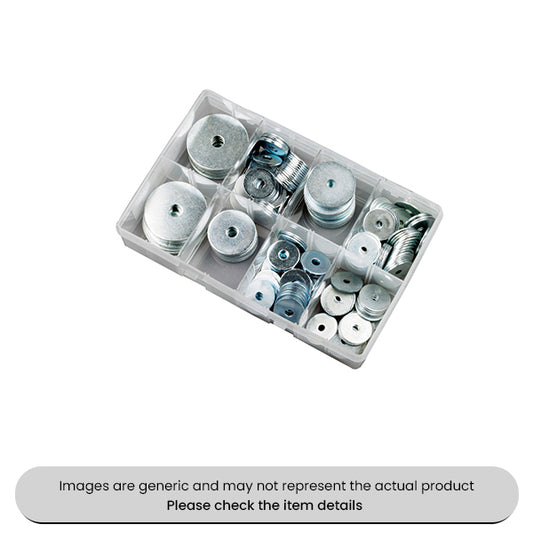 Zinc Plated Repair O-Rings Washers Imperial Mudguard Type Assorted Box 230pcs