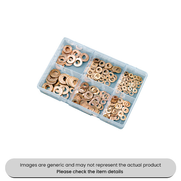 Copper O-Rings Washers Imperial Asrsorted Box 300pcs