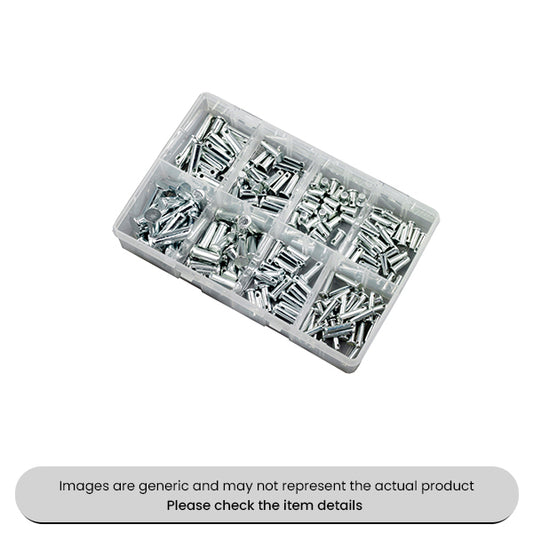 Zinc Plated Clevis Pins Metric & Imperial Assorted Box 175pcs