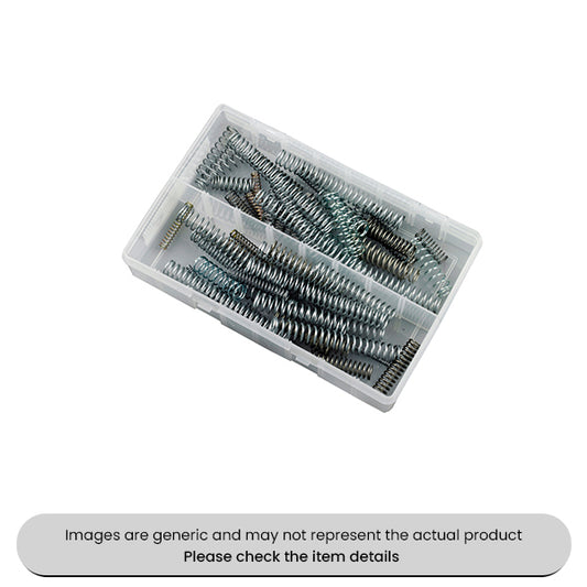 Zinc Plated Springs Compression Various Sizes Assorted Box 70pcs