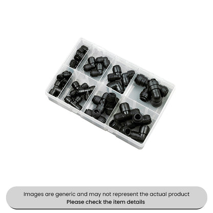 Speedfit Couplings Metric Equal Elbows & Tees 4-12MM Assorted Box 26pcs