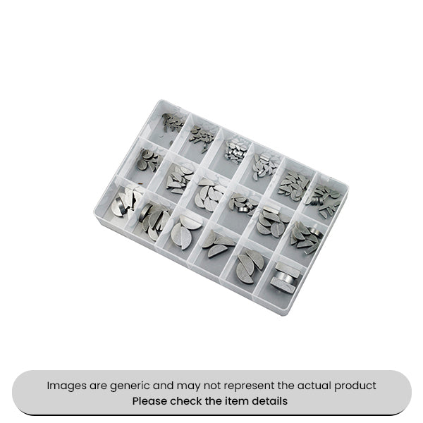 Steel Woodruff Keys Assorted Box 220pcs