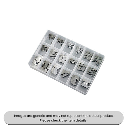 Steel Woodruff Keys Assorted Box 220pcs