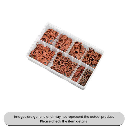 Fibre O-Rings Washers Metric Asrsorted Box 610pcs