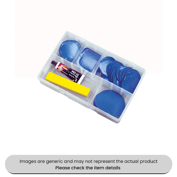 Yellow Puncture Repair Kit Waterproof Crayon Assorted Box 33pcs