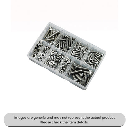 Stainless Steel HT & Assorted Fasteners Setscrews Assorted Box 270pcs