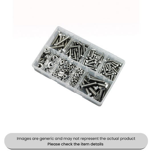 Stainless Steel HT & Assorted Fasteners Setscrews Assorted Box 270pcs