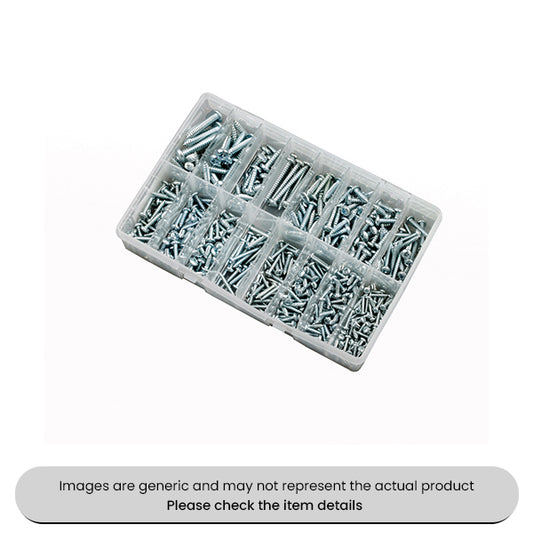 Zinc Plated Self Tapping Screws Cross Head 4-14 Assorted Box 500pcs