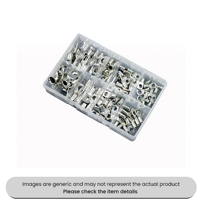 Copper Tube Terminals Cable Lugs Assorted Box 80pcs