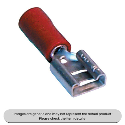 Insulated Terminals Red Female Spades and Male Blades Assorted Box 260pcs