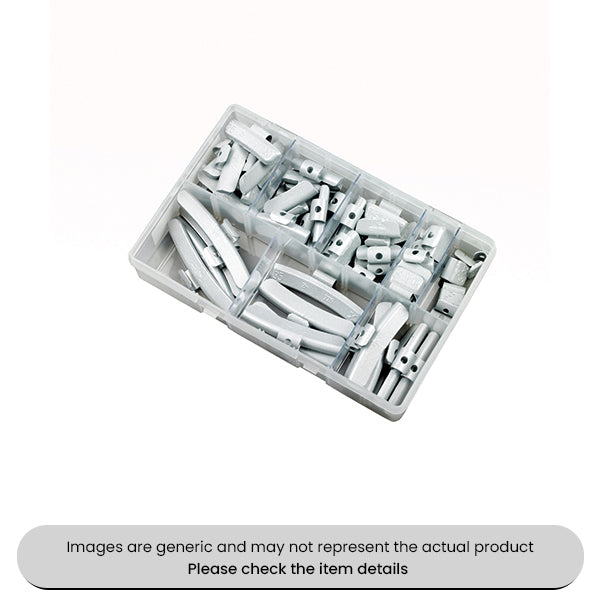 Coated Balance Weights For Alloy Wheels 5-40G Assorted Box 60pcs