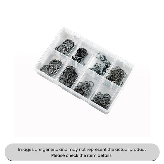 Circlips Pins, Clips & Rivets Internal Assorted Box 250pcs