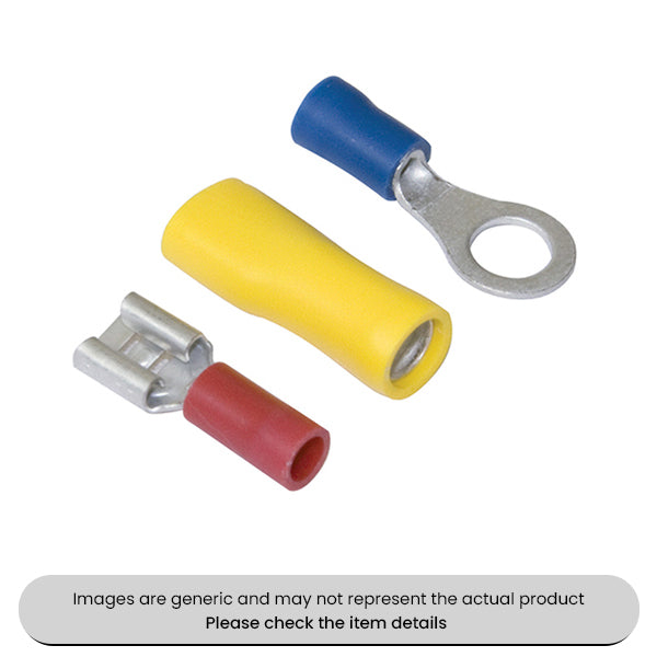 Insulated Terminals Red, Blue & Yellow Female and Male Assorted Box 300pcs