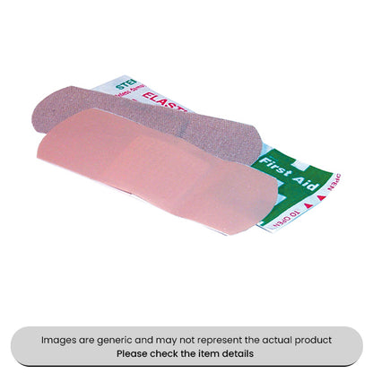 Adhesive Plasters Stretch Fabric & Waterproof Assorted Box 120pcs Pack Qty 1