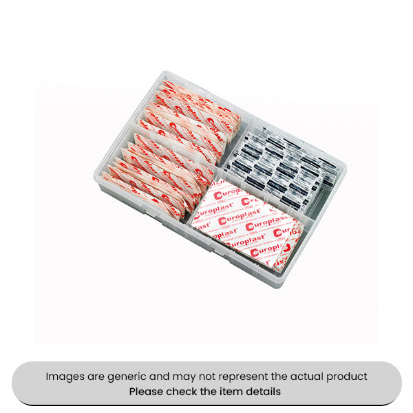 Adhesive Plasters Stretch Fabric Assorted Box 120pcs Pack Qty 1