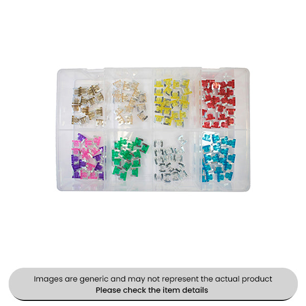 Mini Blade Fuses 3-30 Low Profile Assorted Pack 150pcs