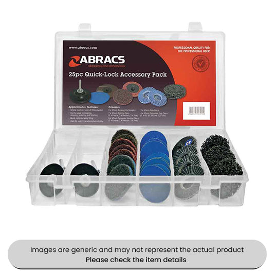 Quick Lock Accessory for Cleaning, Stripping, Polishing & Finishing Pack Qty 25