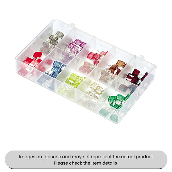 Mini Blade Fuses 2-30AMP Assorted Box 90pcs