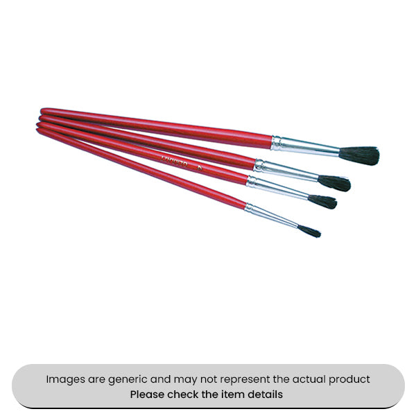 Touch-Up Paint Brushes High Quality 2-8 Wooden Handles Pack Qty 10