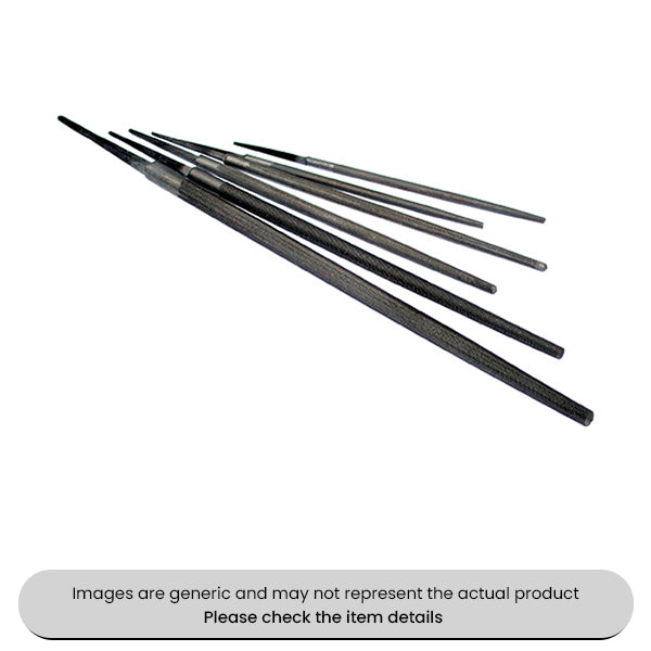 Round Engineers Second Cut Files & Hammer Shafts 6-12" Pack Qty 10