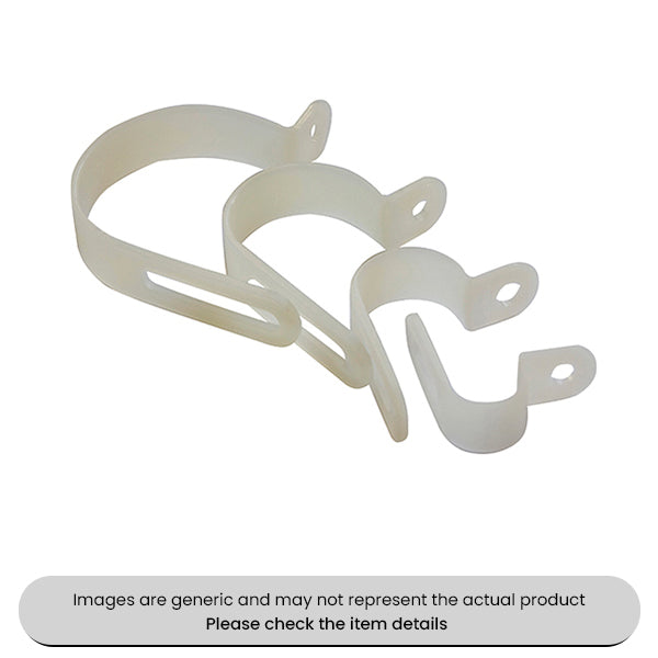 Adjustable P-Clips 6.4-30.2MM with Natural Nylon Pack Qty 40