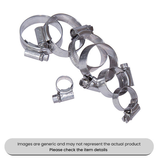 Stainless Steel HI-GRIP Hose Tube Fittings Clips 12-40 Pack Qty 24