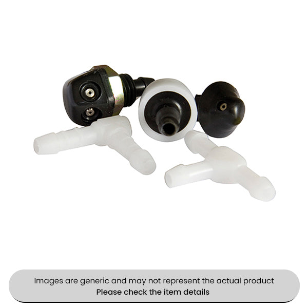 Windscreen Washer Accessories Double Outlet Jets, T Pieces & Elbows Pack Qty 25