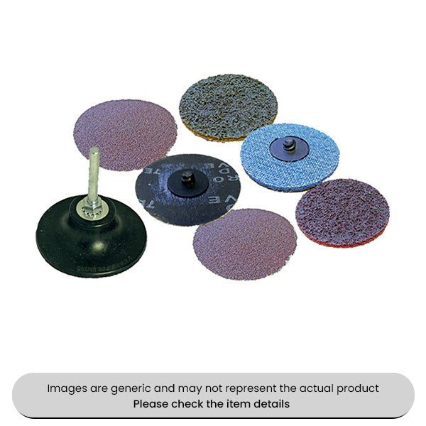 Quick Lock Accessory Fibre Discs. Polirico Discs. Backing Pad Pack Qty 1