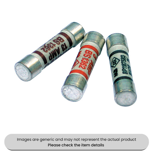 Domestic Plug Mains Fuses 3-13AMP Pack Qty 100