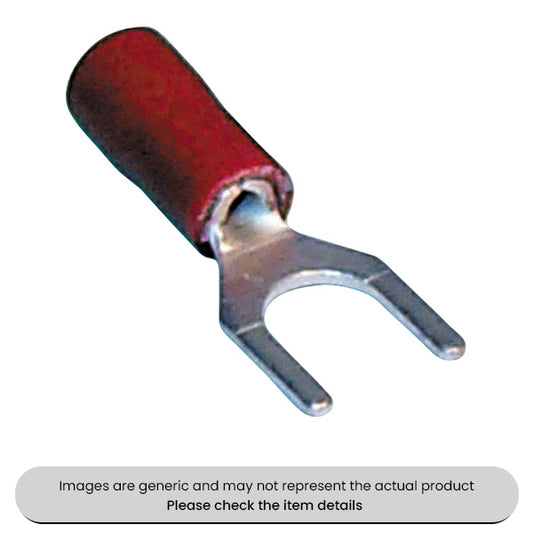 Red Fork Terminals & Connectors 5.3MM, 2BA Pack of 100
