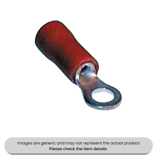 Red Ring Terminals & Connectors 3.2MM Pack Qty 100
