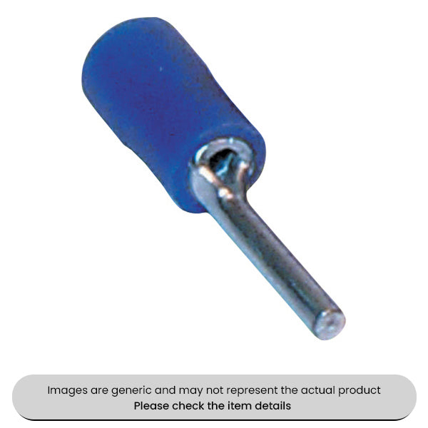Blue Pin Terminals & Connectors 1.9MM Pack of 100