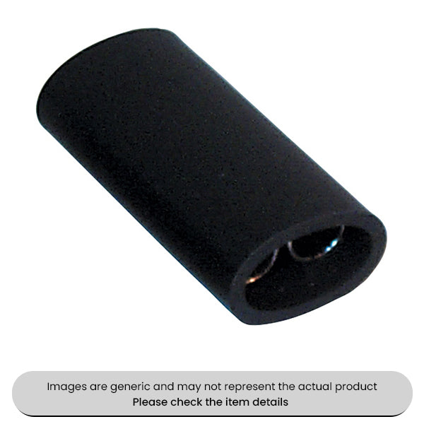 Black Double Sleeve Terminals & Connectors Pack Qty 100