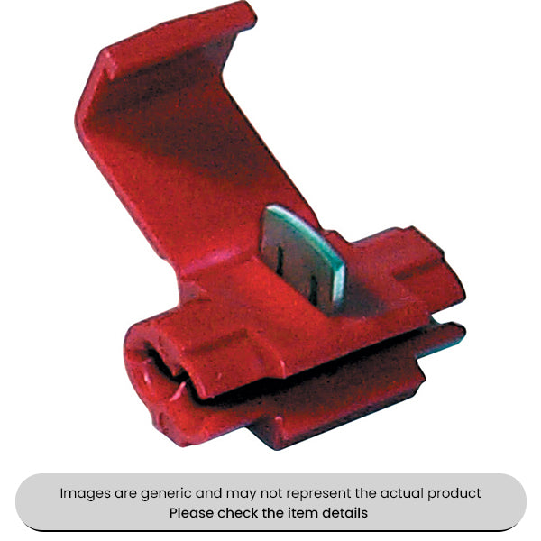 Red Splice Connectors 0.8-2MM² Snap Locking For ATO Blade Fuses Pack Qty 100