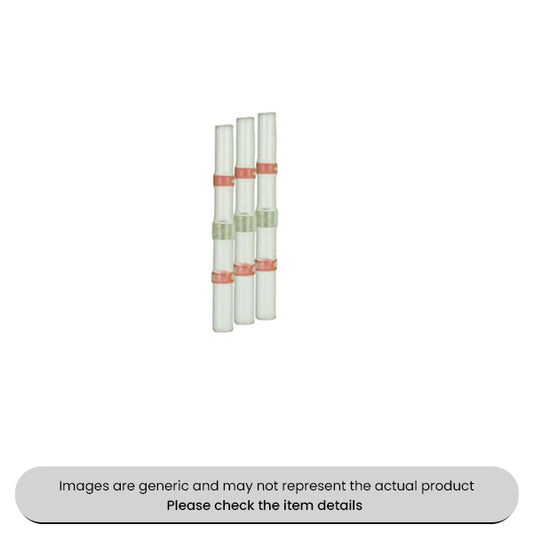 Red Pre-fluxed Solder Butt Connectors 0.5MM-1.5MM Adhesive Lined Pack Qty 10