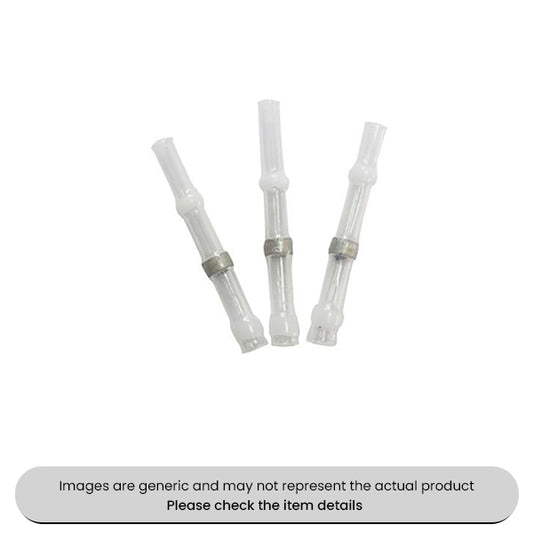 Clear Pre-fluxed Solder Butt Connectors 0.25MM-0.5MM Adhesive Lined Pack Qty 10