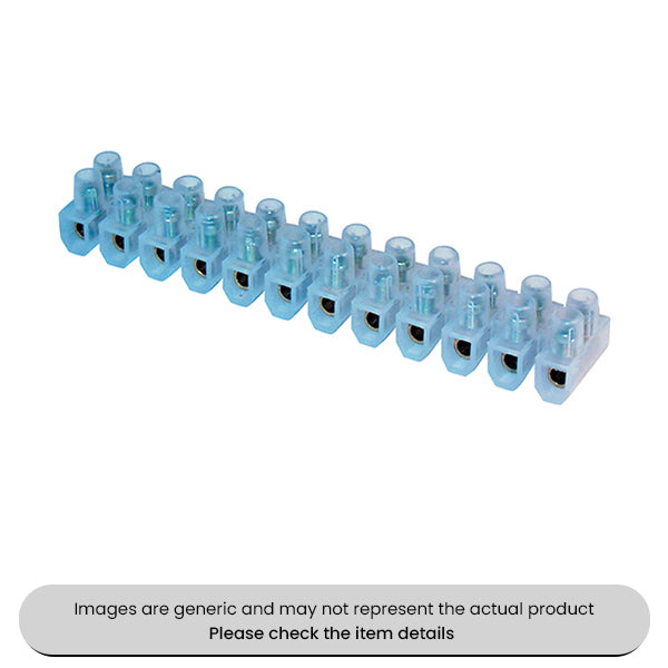 Connector Strips 5AMP, 6MM² Cable Diameter Pack Qty 10