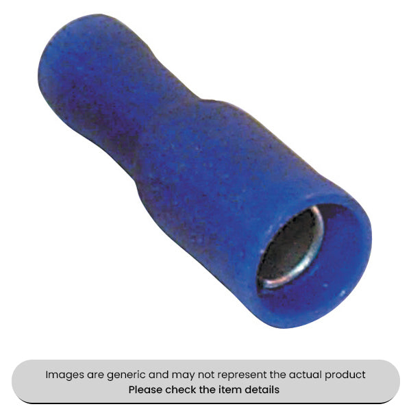 Female Blue Receptacle Sockets 5MM Terminals & Connectors Pack Qty 200